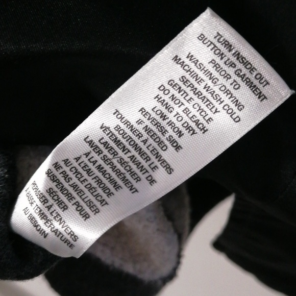 NORTHERN REFLECTIONS Gray snap Front Cowl Neck knit jacket, zip pockets size sma - Picture 7 of 7